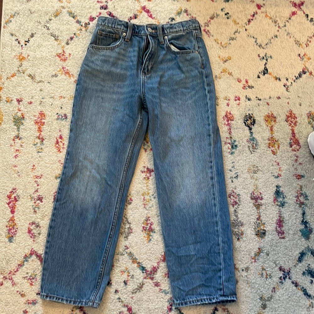 Old Navy Girl slouchy straight ankle jeans size 12